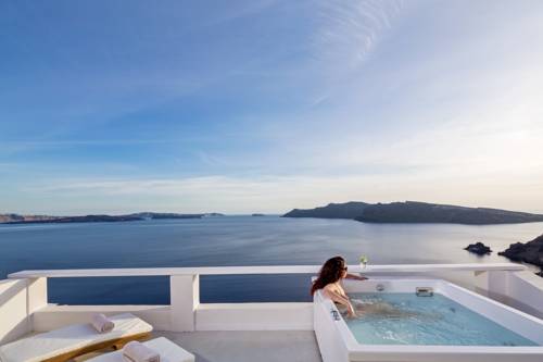 Oía Grecia código de descuento del vale de hotel booking.com